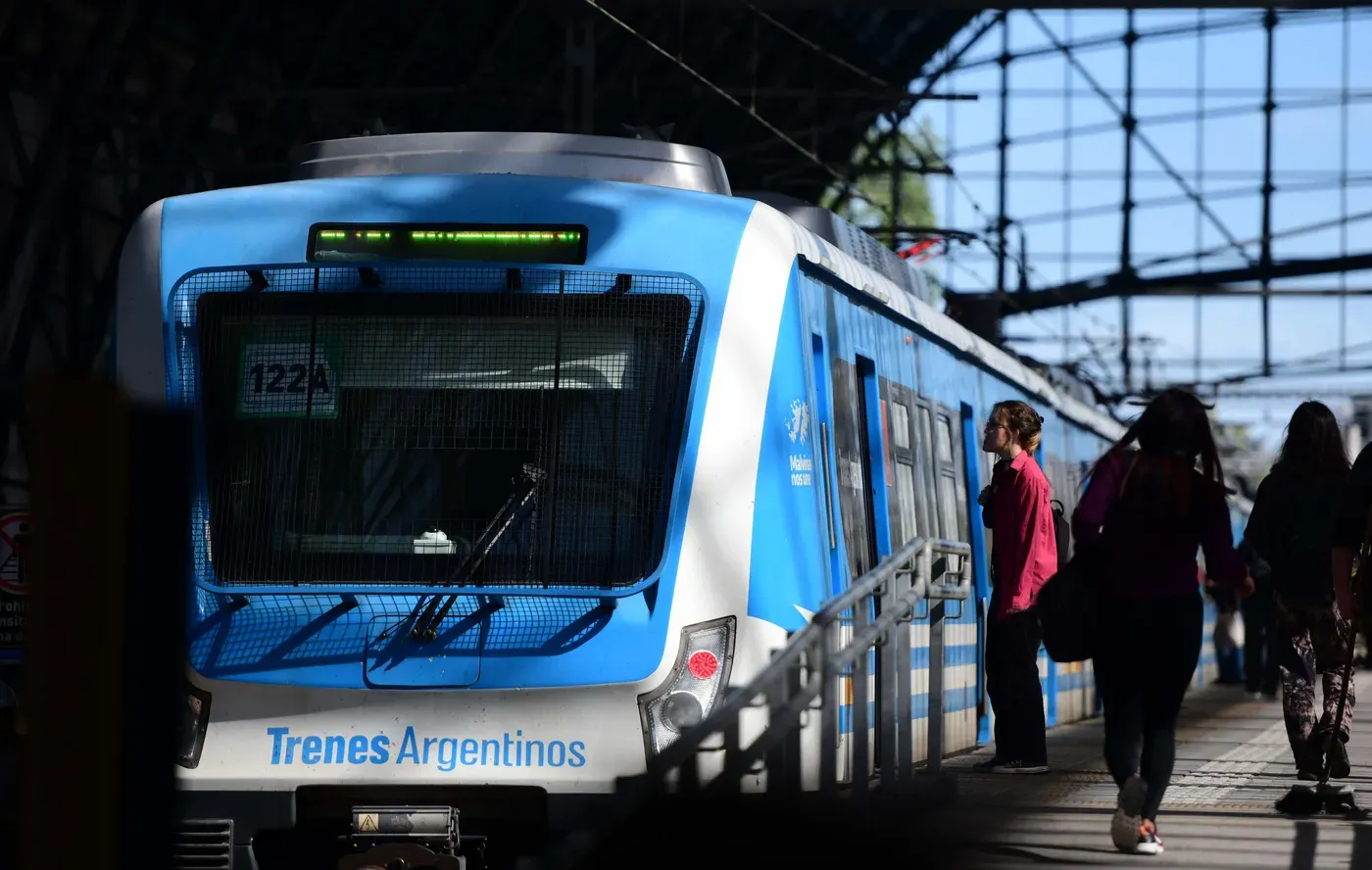 Tren Roca en la estación