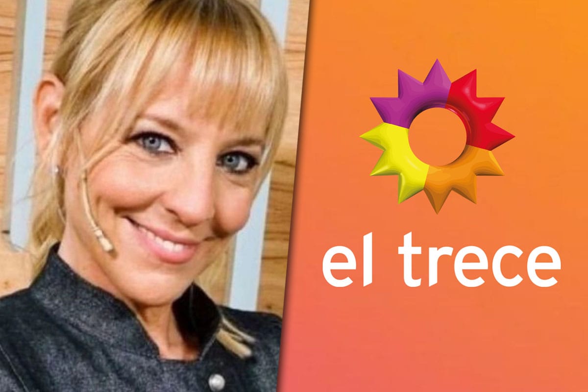 Collage de la cocinera Jimena Monteverde junto al logo de El Trece.