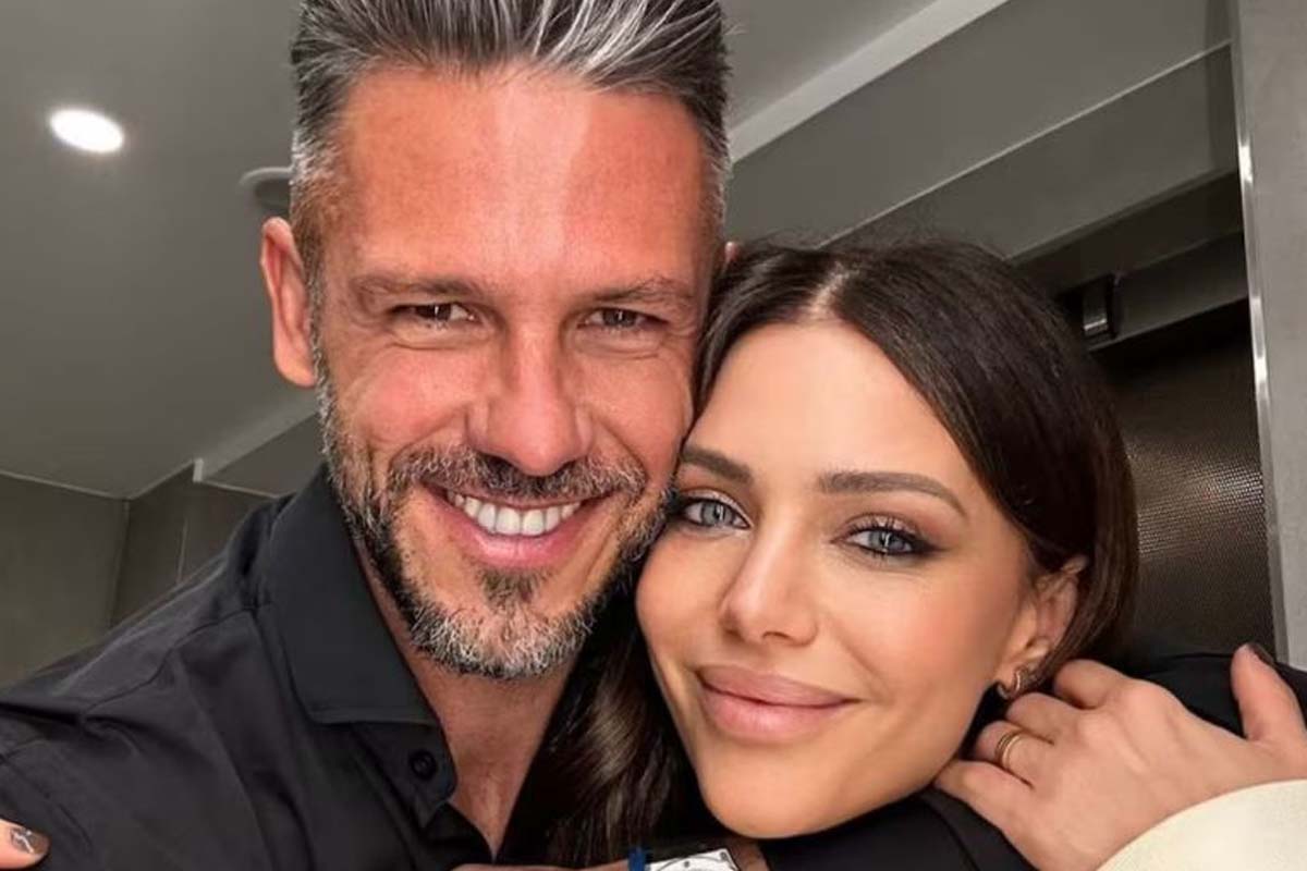 Martín Demichelis y Evangelina Anderson.