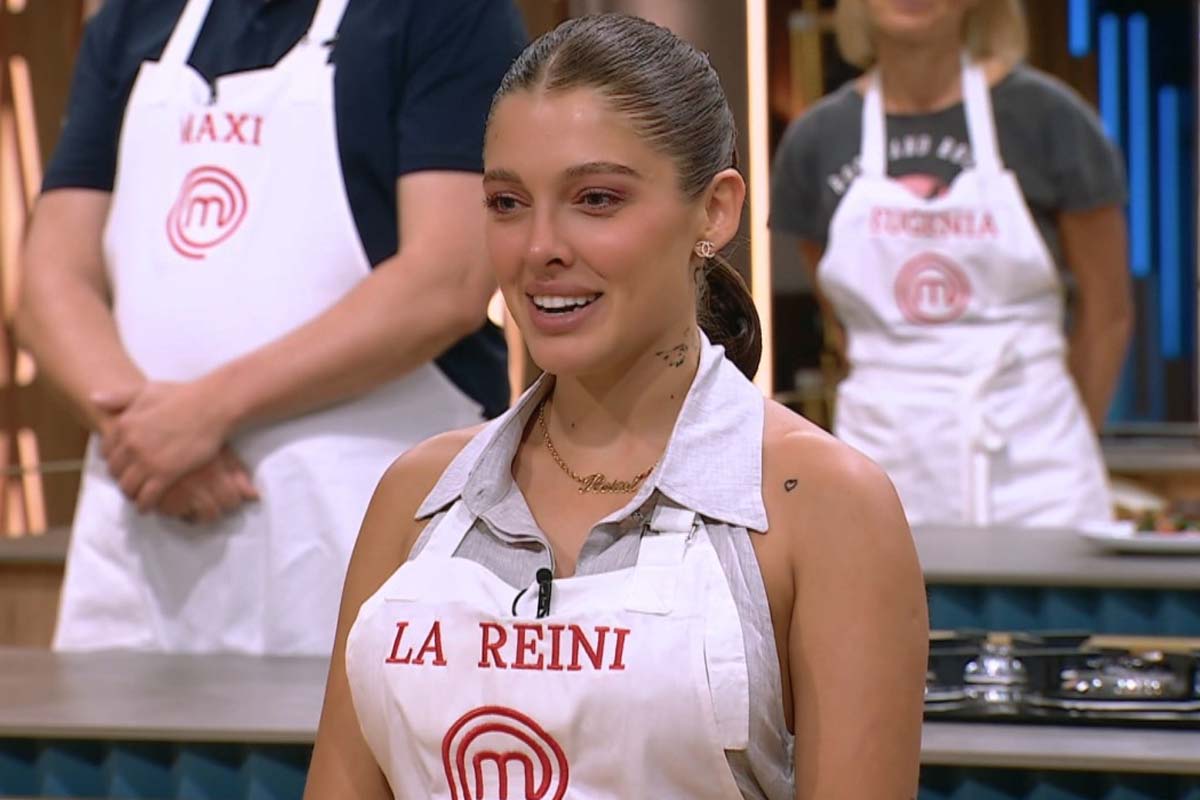 Sofia Gonet "La Reini" en Masterchef Celebrity Argentina.