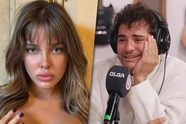 Collage de fotos con Sofía Gonet "La Reini" por un lado y Homero Pettinato por el otro.