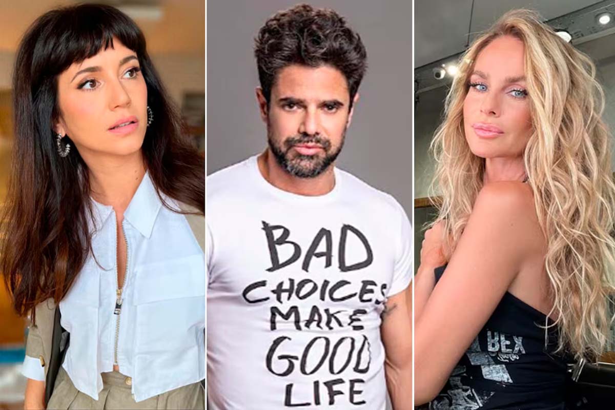 Collage de fotos de Griselda Siciliani, Luciano Castro y Sabrina Rojas