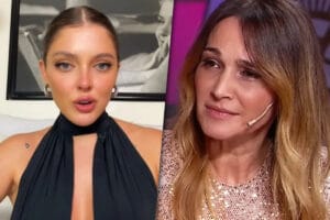 Colalge de fotos con Sofía Gonet por un lado y Verónica Lozano por el otro.